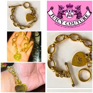 Authentic Gold chain link Juicy couture Bracelet